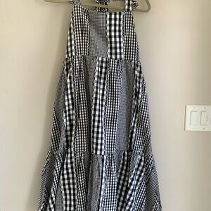 Crosby by Mollie Birch  Black and White Checkered Dress